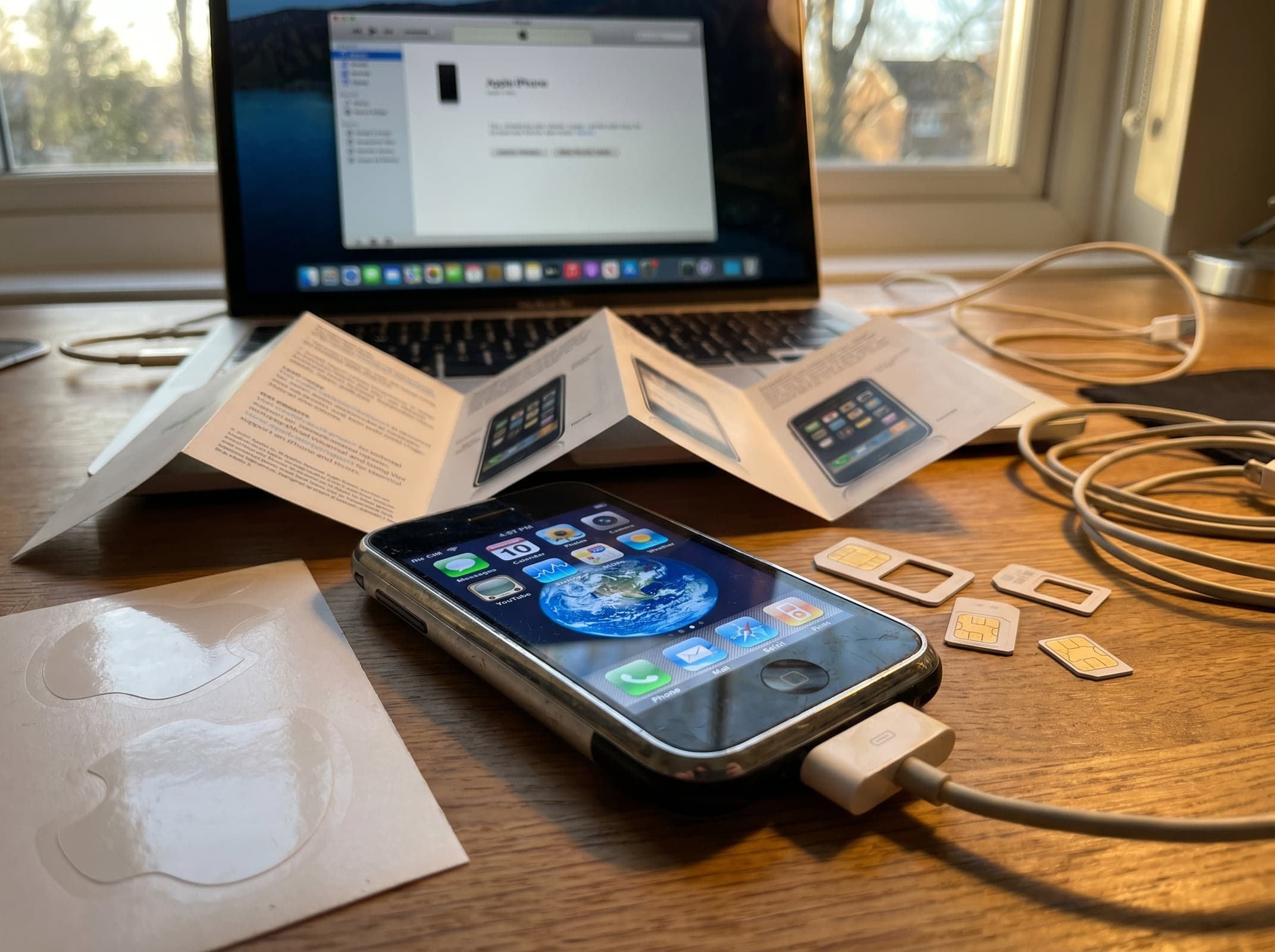 Mijn eerste iPhone doet het weer