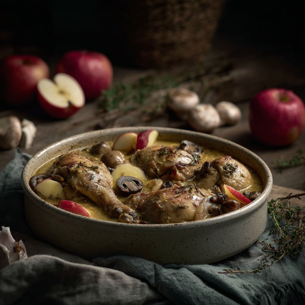 Chicken à la Normande