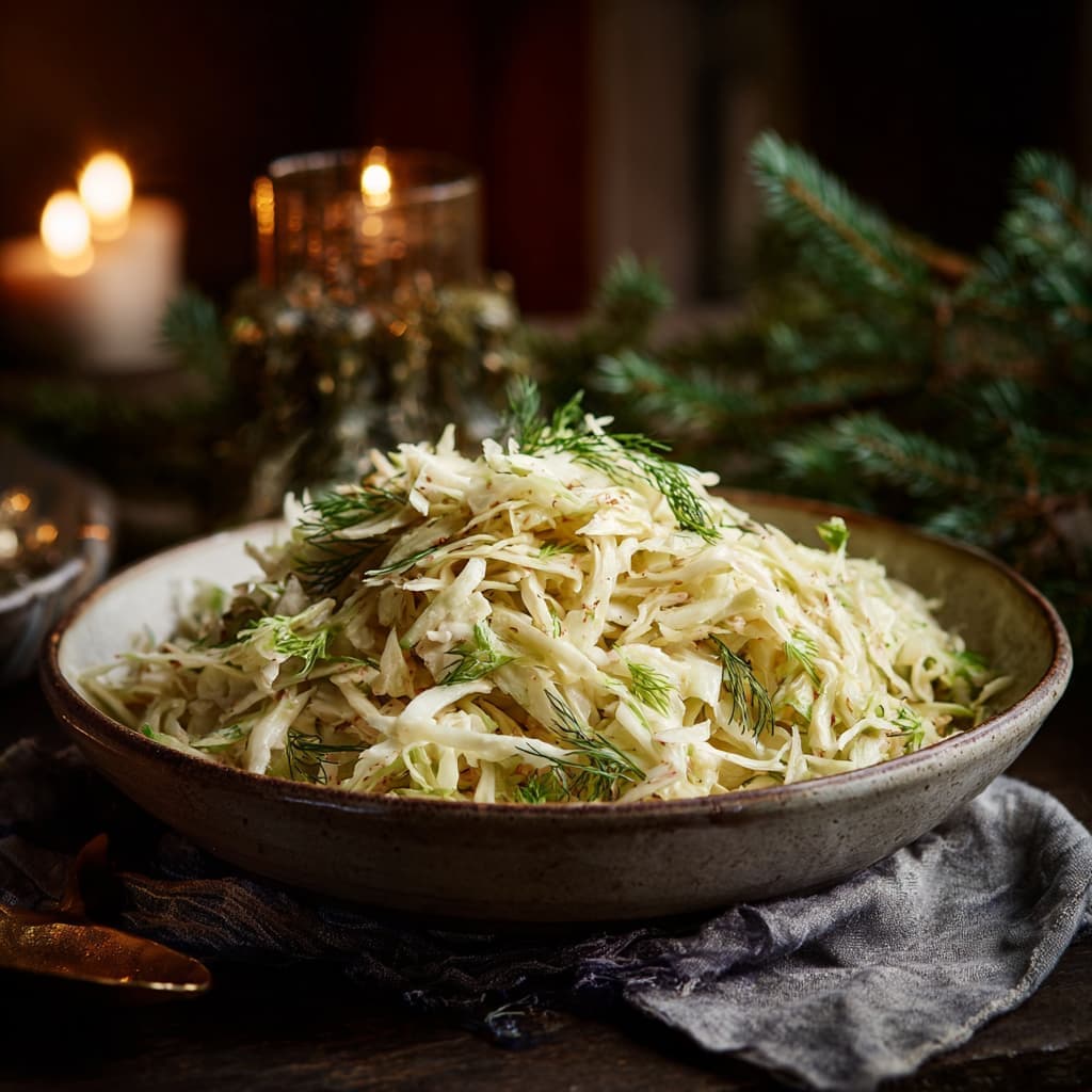 Coleslaw with Apple and Dill