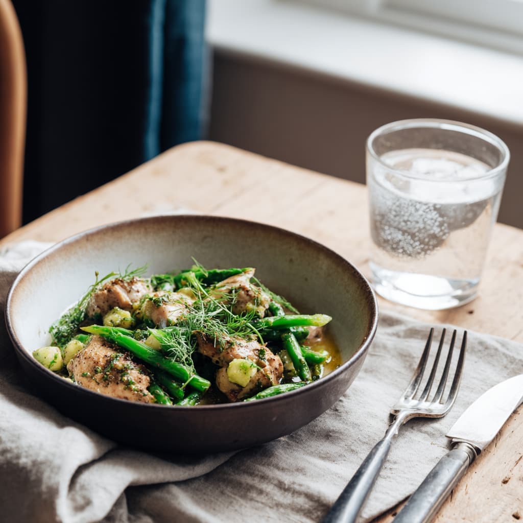 Cumin Chicken Bowl & Vegetables