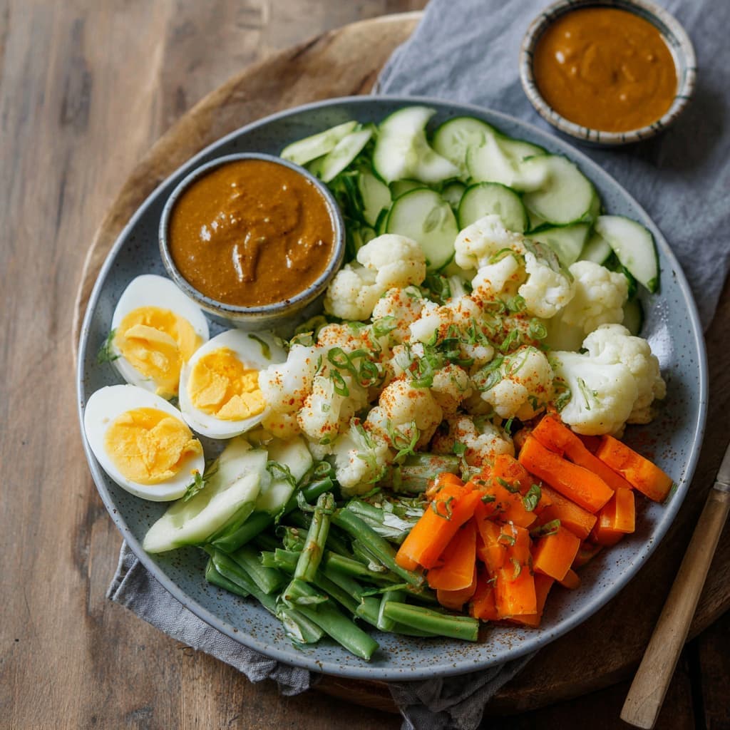 Gado Gado met ei