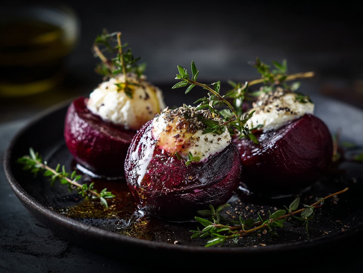 Roasted Beet with Goat Cheese