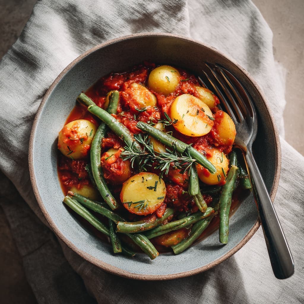Green Beans in Tomato Sauce