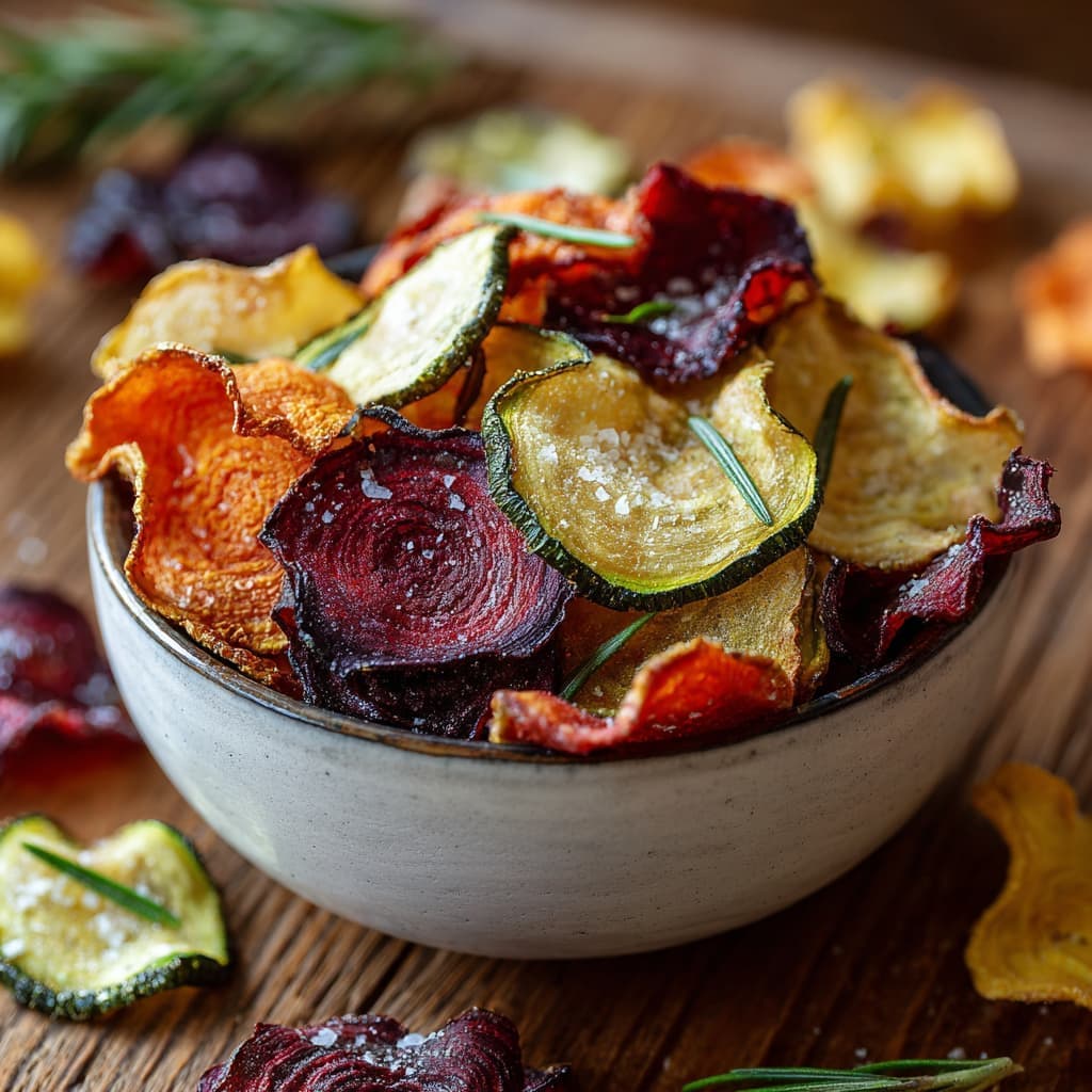 Groentechips uit de oven