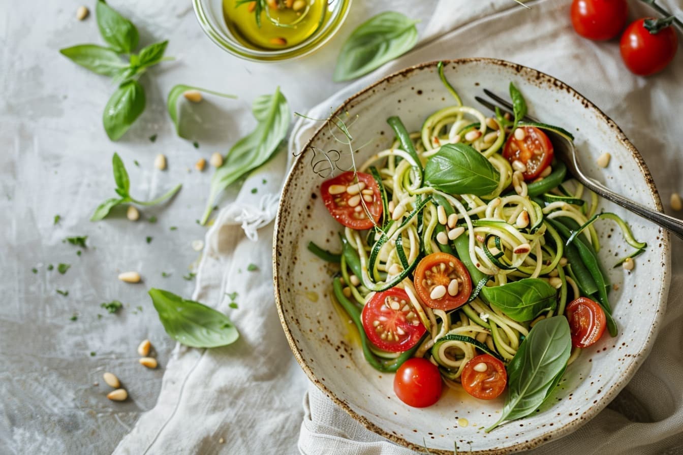 Groentespaghetti-salade