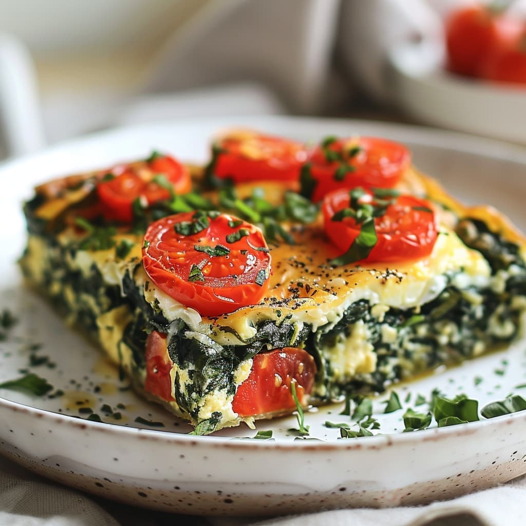 High-Protein Spinach Lasagna