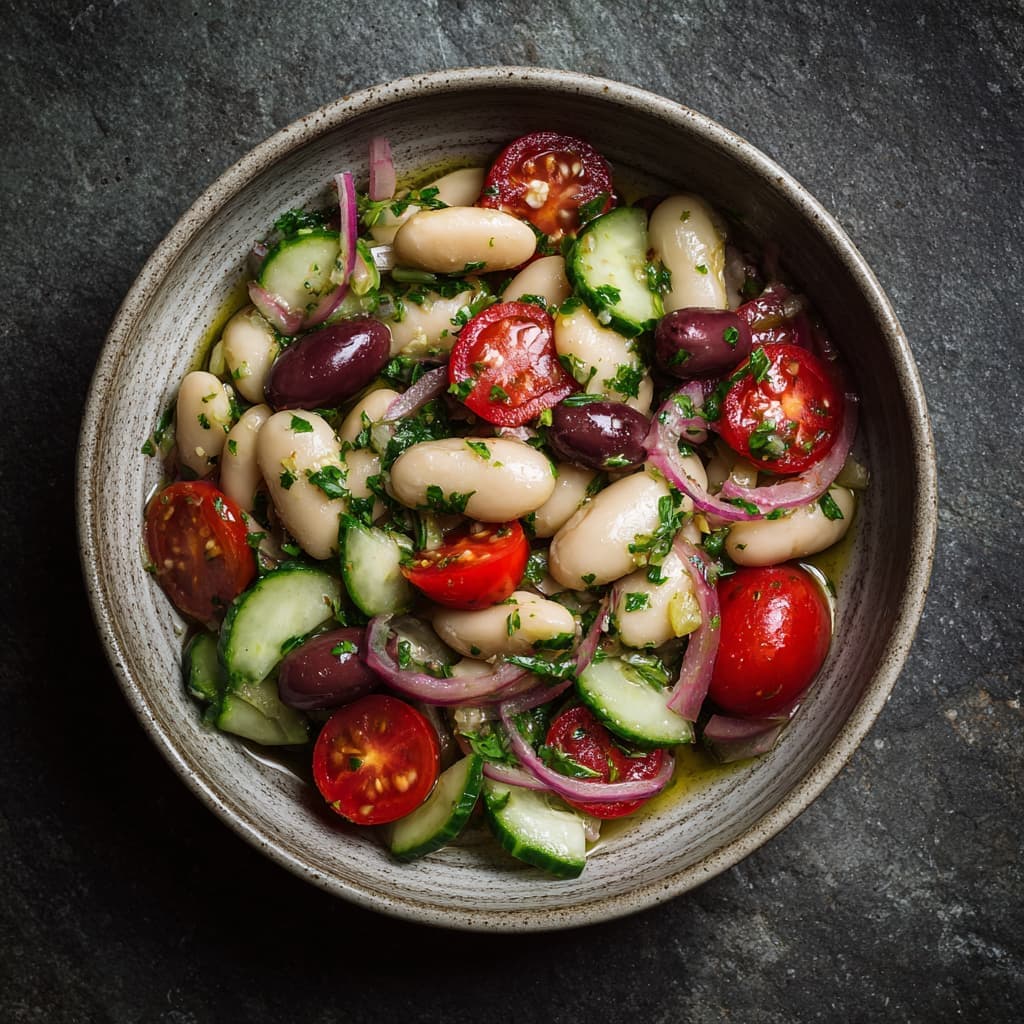 Italiaanse wittebonensalade