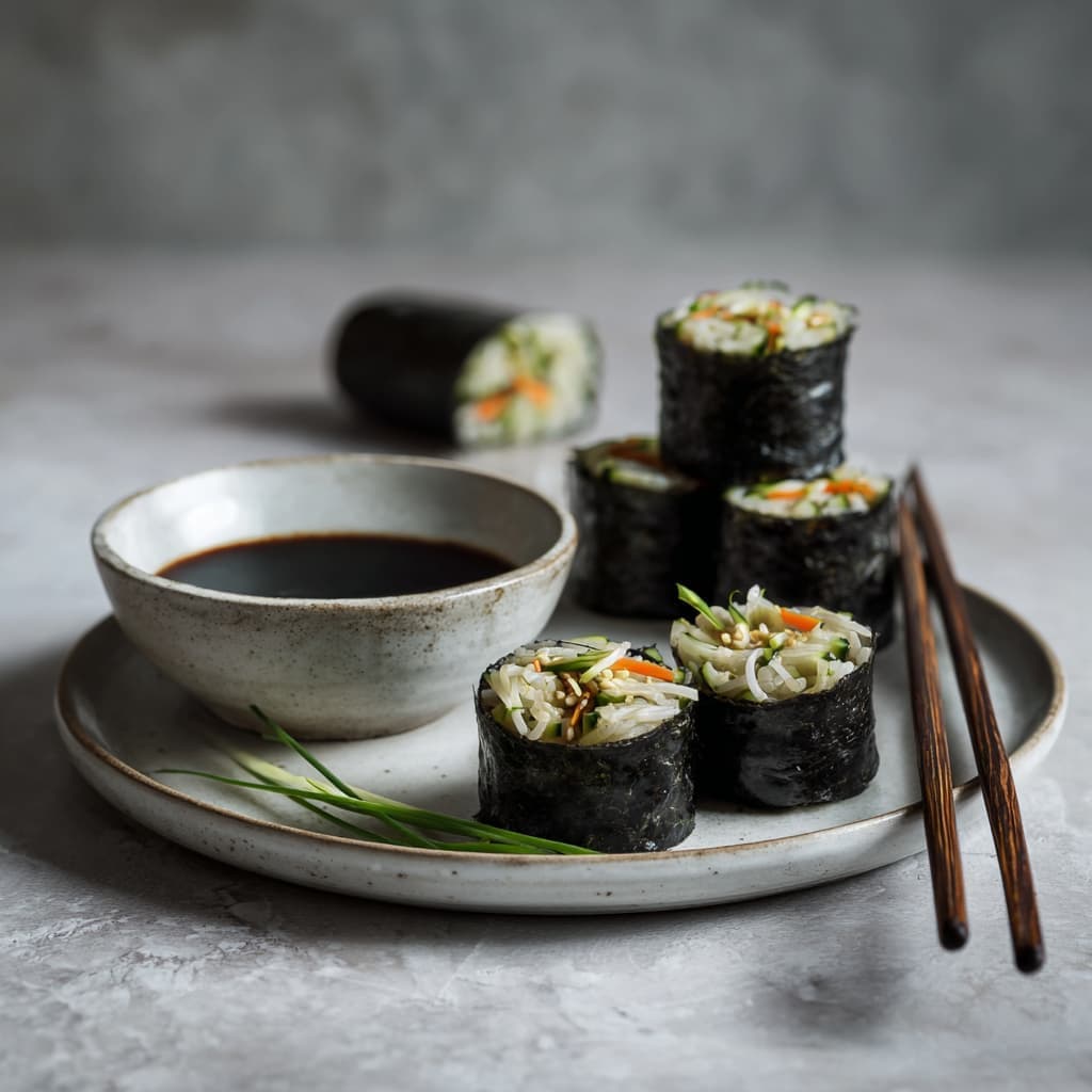 Norirolletjes met groenten