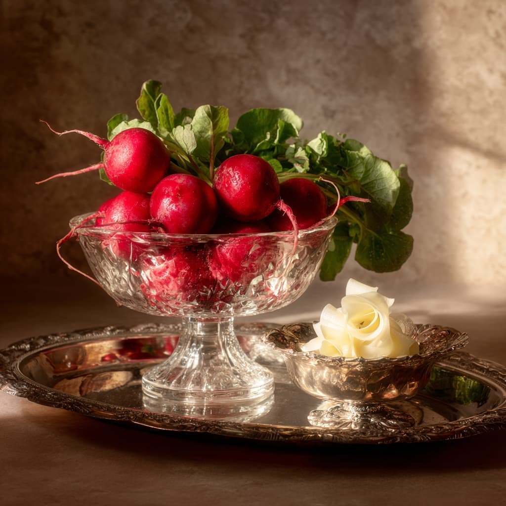 Radishes with Butter & Sea Salt
