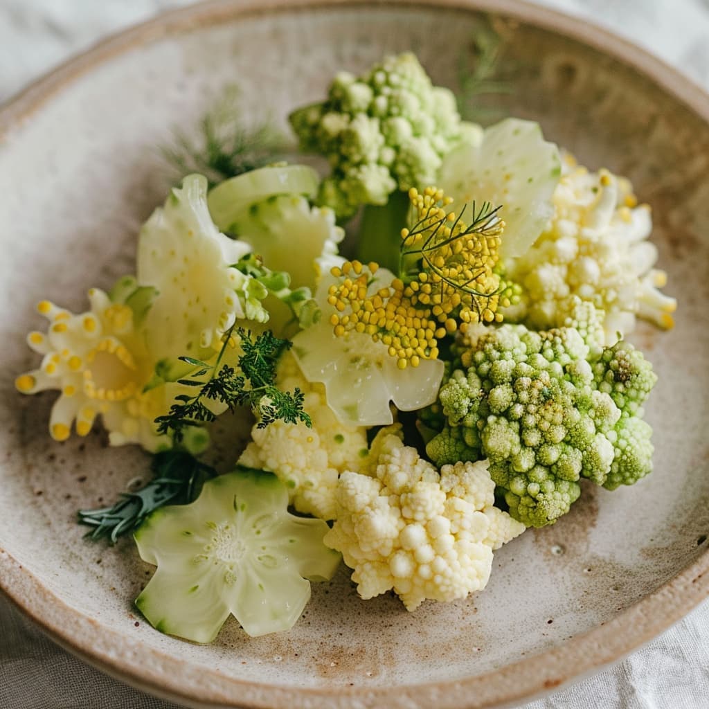 Romanesco met citroen