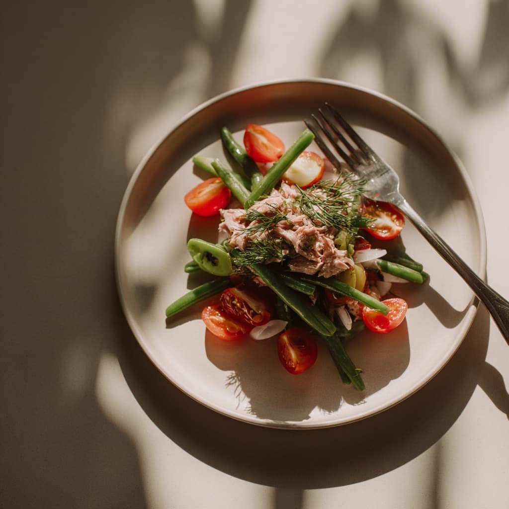 Salade Niçoise met tonijn