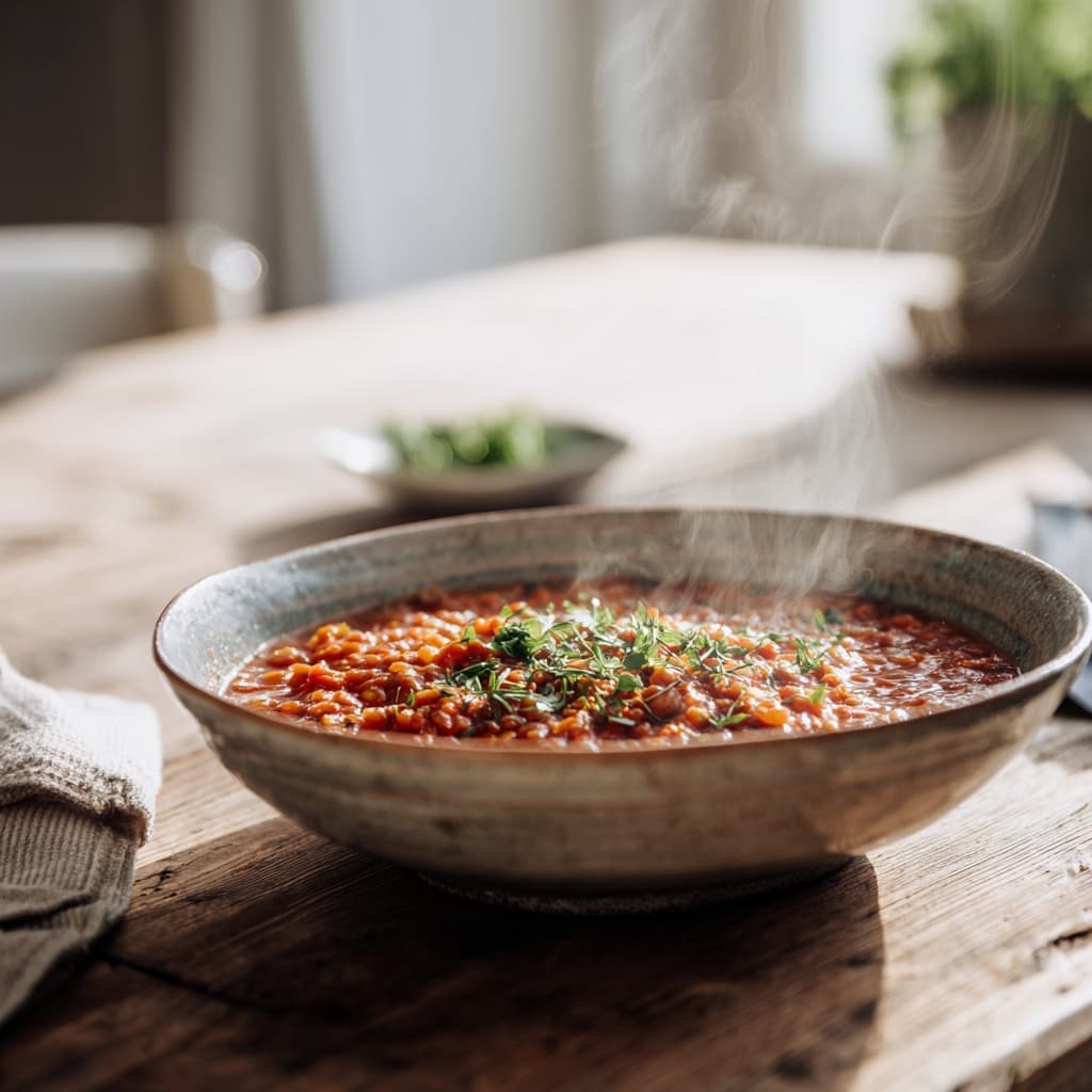 Spiced Red Lentil Stew