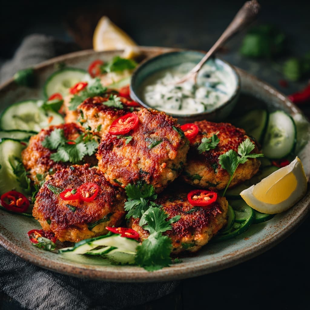 Thaise zalmkoekjes