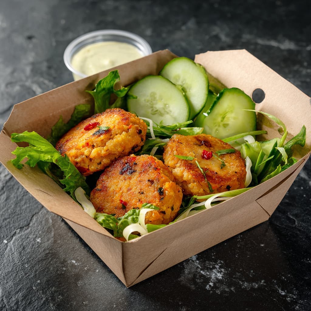 To-go Thaise zalmkoekjes