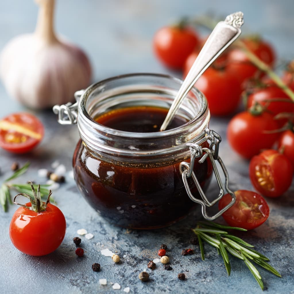 Tomaat-balsamico vinaigrette