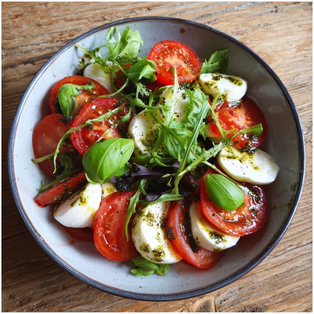Tomatensalade met mozzarella