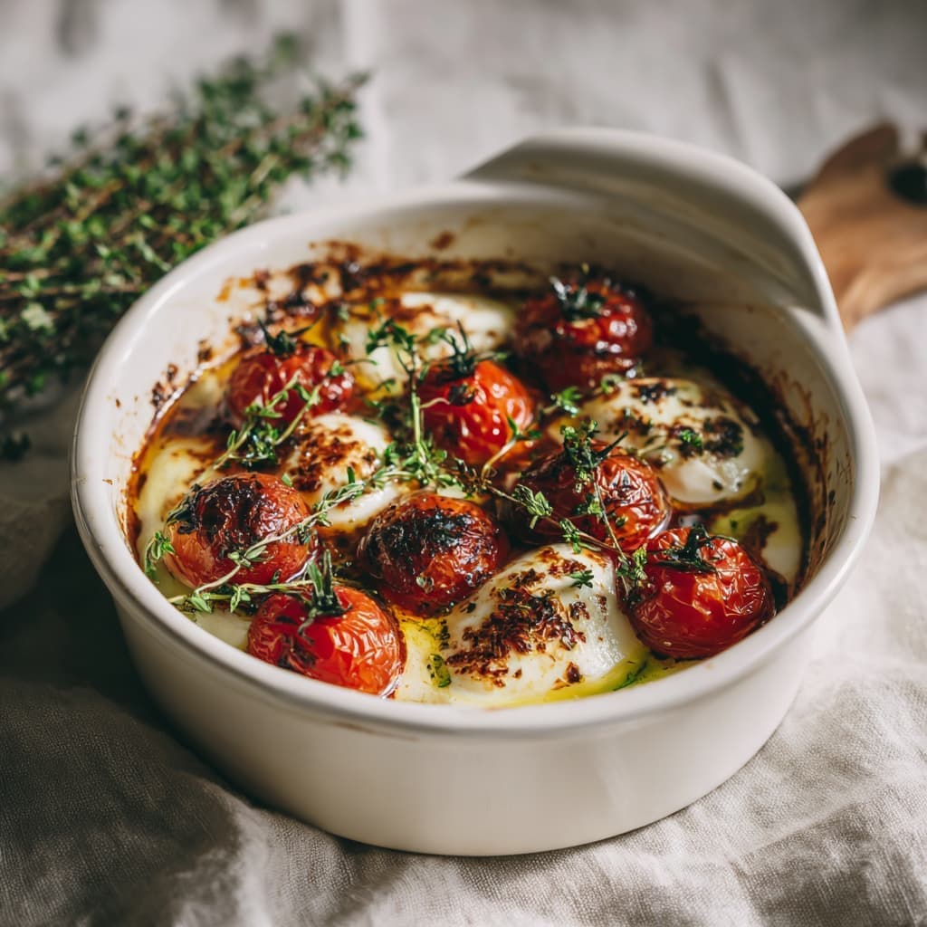 Tomato and Mozzarella Bake