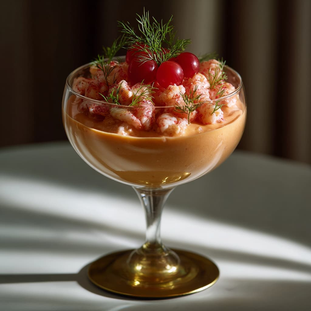 Tomato Mousse with Crayfish