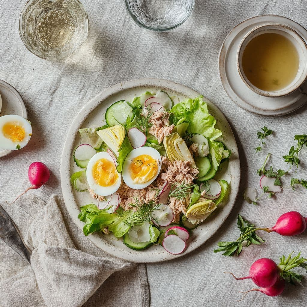 Niçoise Salad with Tuna and Artichoke